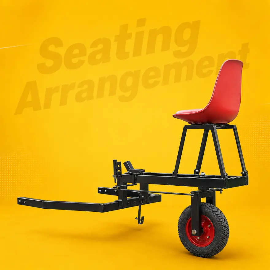 Sunidhi reaper with comfortable seating arrangement